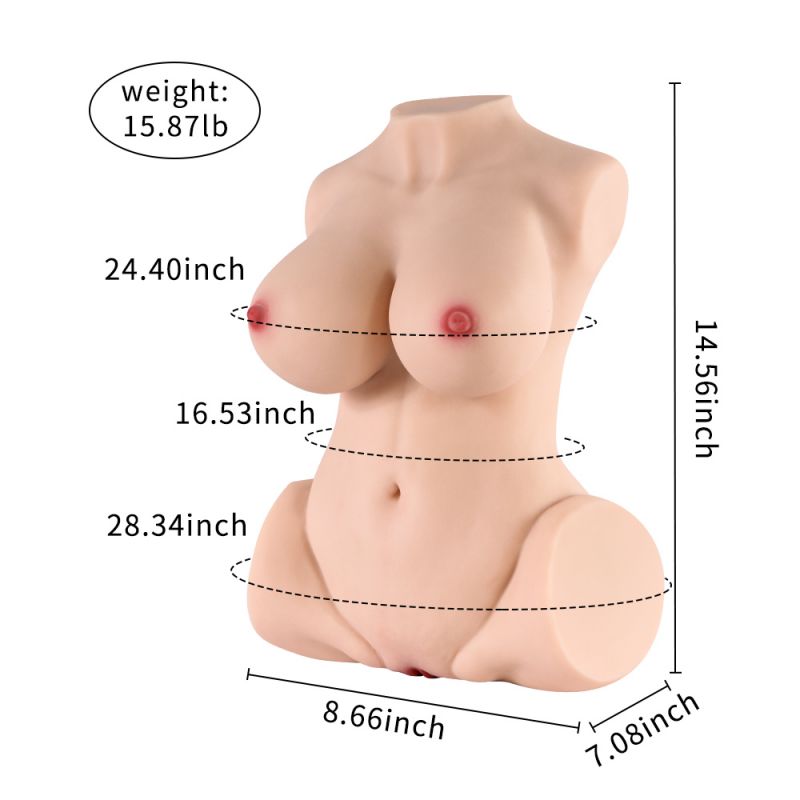 Meg - 15.87 lbs 3 in 1 Lifelike Butt with Tempting Pussy