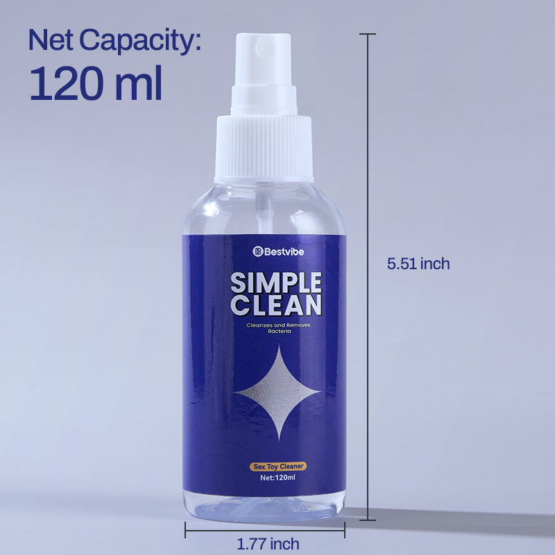 Sex Toy Cleaner 120ml 4.05 Fl Oz Extend The Life of Toys Sprays Nozzle