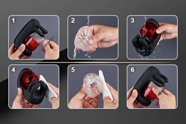 Evanza Finger 2.0 Penis Vibrators – 9 Vibration 9 Pinch & 9 Rotation Glans Trainer