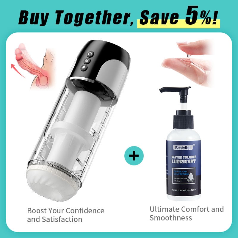 Saith Wearable 7 Thrusting & Vibrating Heating Vocable Masturbator Male Sex Toys