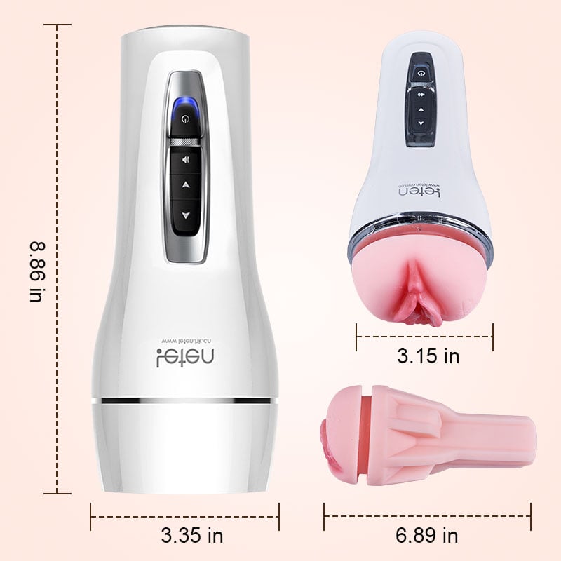 Leten Smart Control 10 Frequency Vibration Pronounce Male Stroker