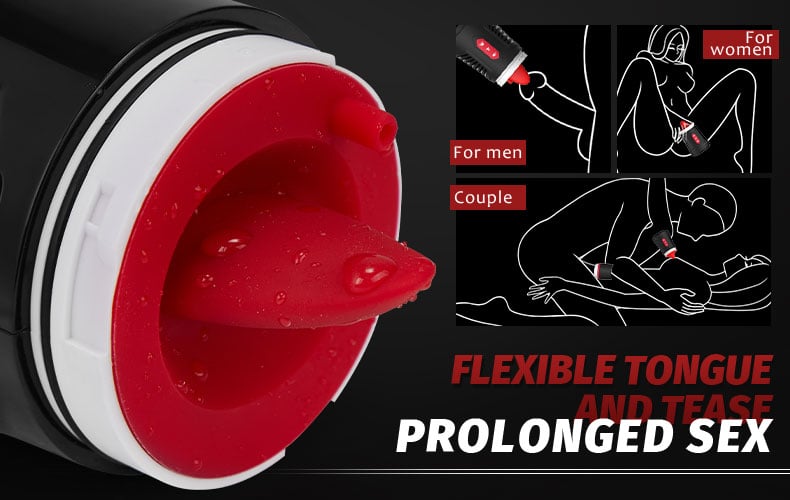Nalini 4 Sucking Modes & 7 Tongue Licking Male Masturbator