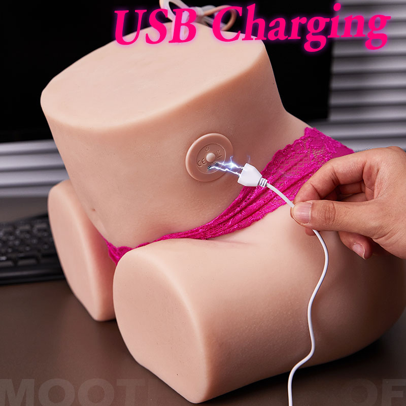 【Lily Electric 1:1 Large Life-Size Milf Butt】5Suck 5Vibrator Dual Function 27.5 lb Big Ass with Anus Pussy Life-like But