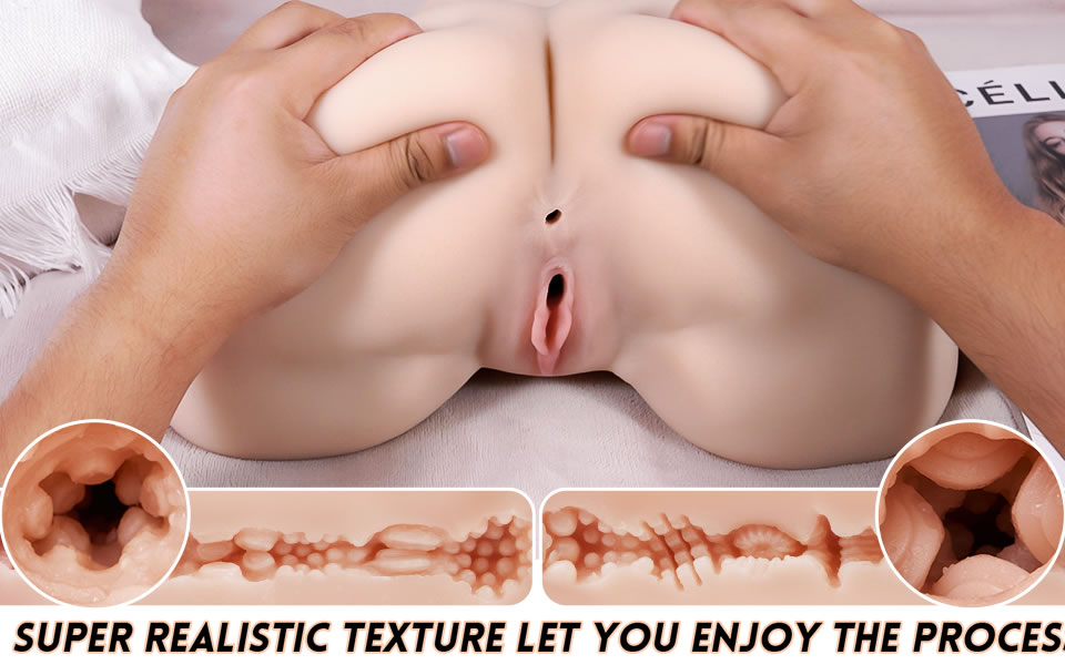 Kelly Electric Dual Channel 13.2Lbs 5 Sucking Vibrating Realistic Butt with Authentic Voice
