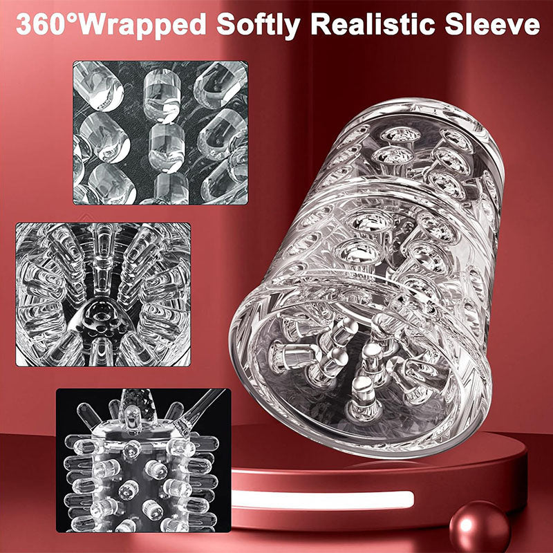 Seductive Succubus 7 Rotating 7 Sucking Lcd Display Pumps & Enlargers  Automatic Male Masturbator