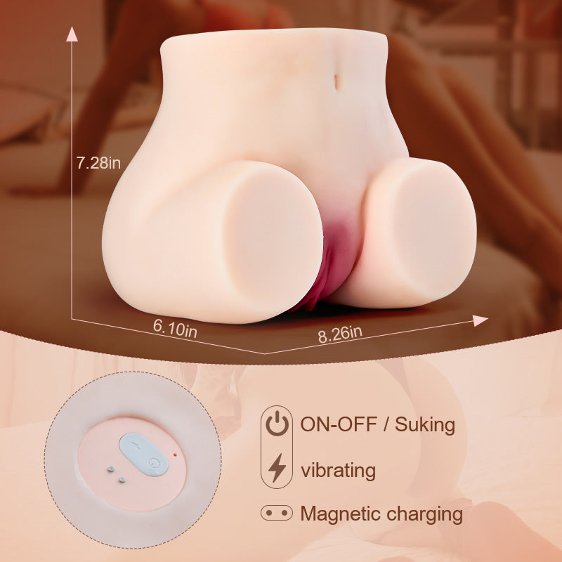 Milf 5 Sucking Realistic Vagina and Ass Masturbator 6.6LB