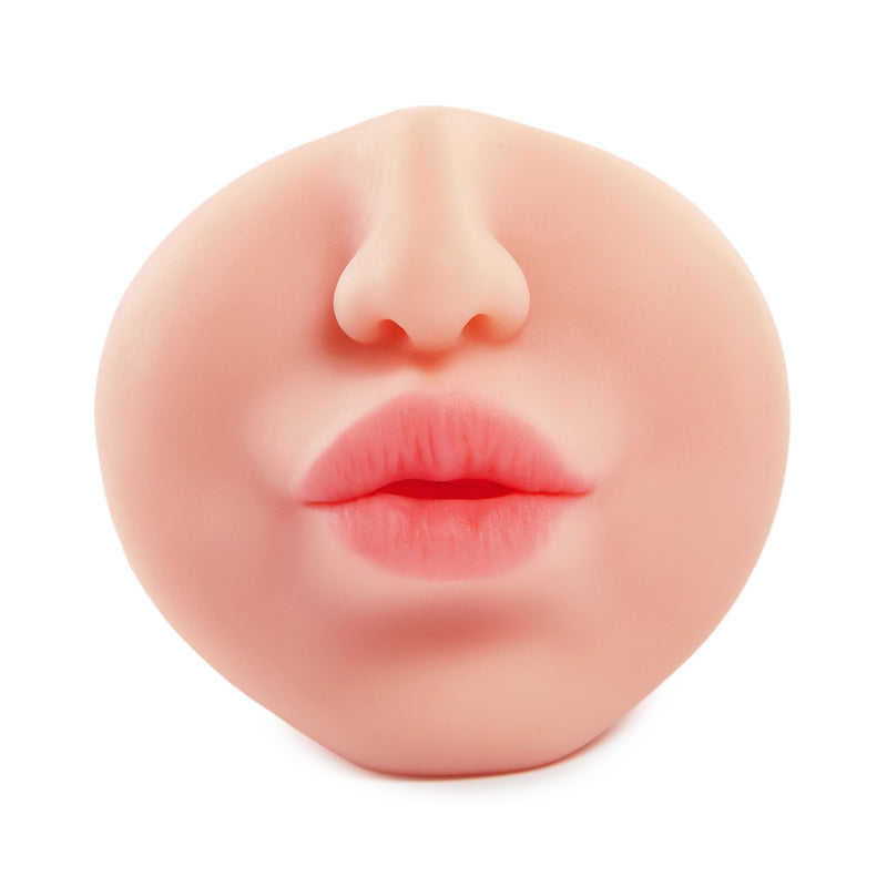 Face Design Oral Sex Toy Stroker Pocket Pussy