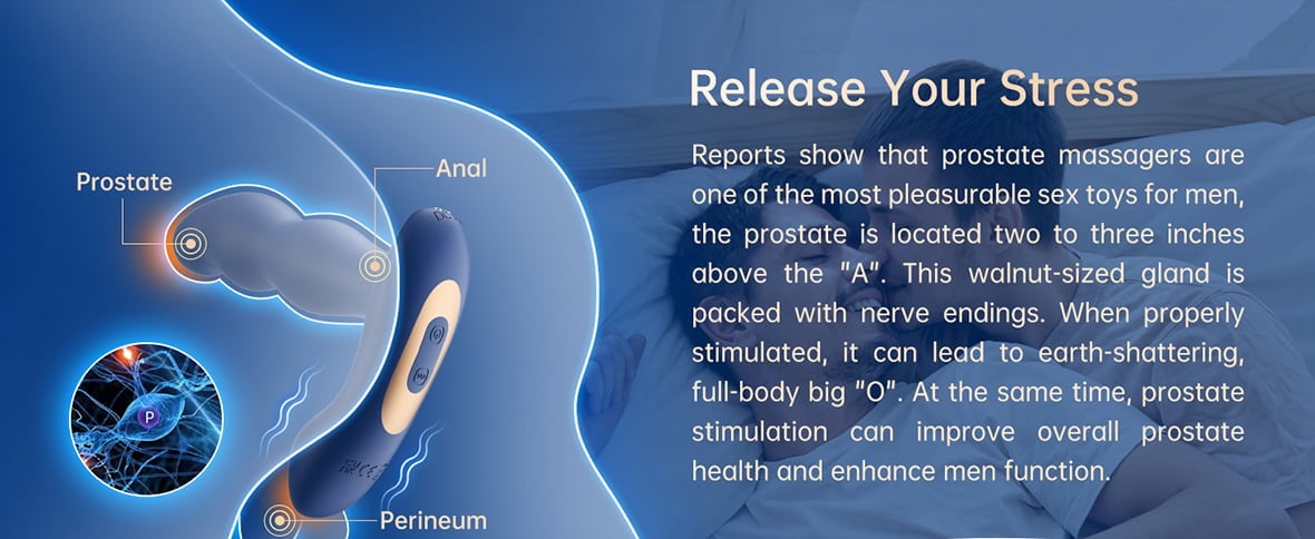 Remote Control 360° Rotating Prostate Massager For Advanced Player