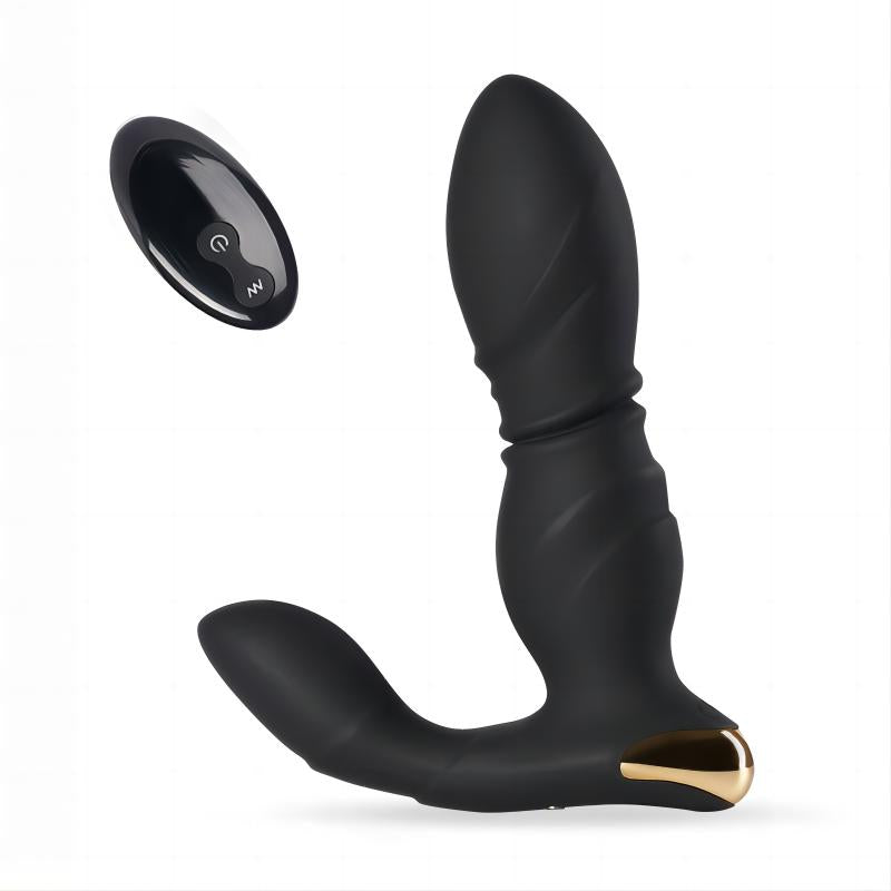 8-Frequency Vibration Thrusting Anal Vibrator Butt Plug