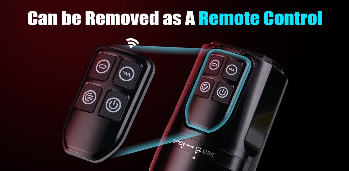 Mouth Obsession Vibration & Suction Remote Play Dual-Density pocket pussy