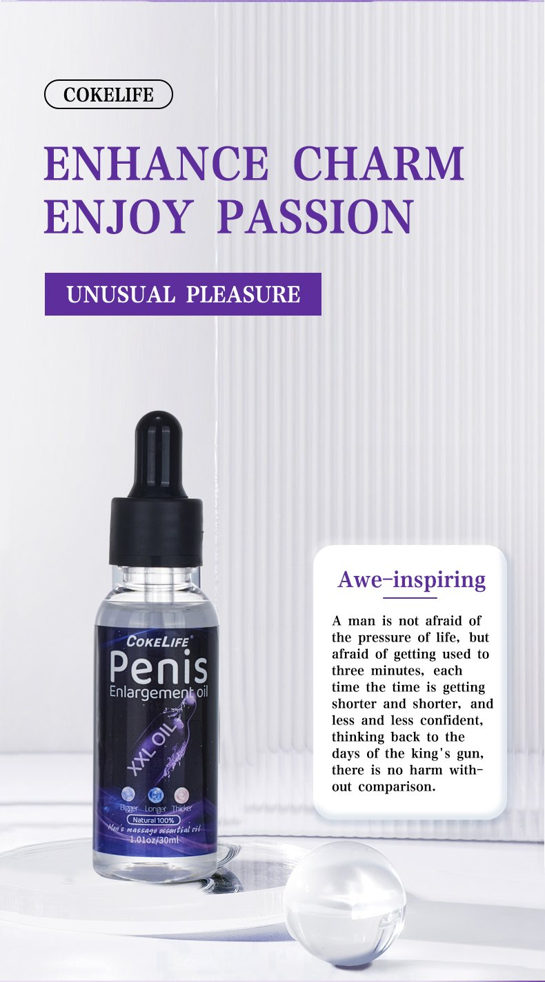 Natural Male XXL Extra Power Strength Massage Essential Oil 1.01 Fl Oz