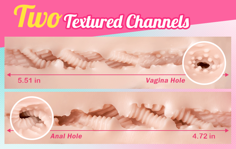 10 Vibrating Built-in Torso Realistic Sex Doll 3.7 Lb
