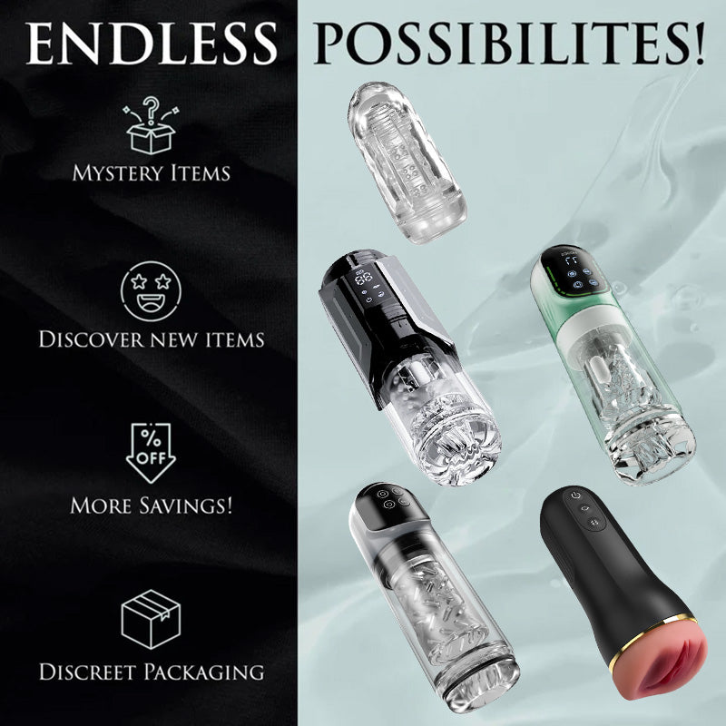 Men's Pleasure Mystery Box The Maverick 1 PC