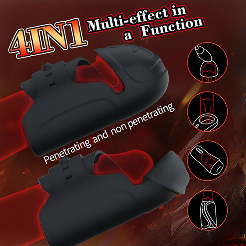 Hands Free Belt Design Masturbator Vibrator