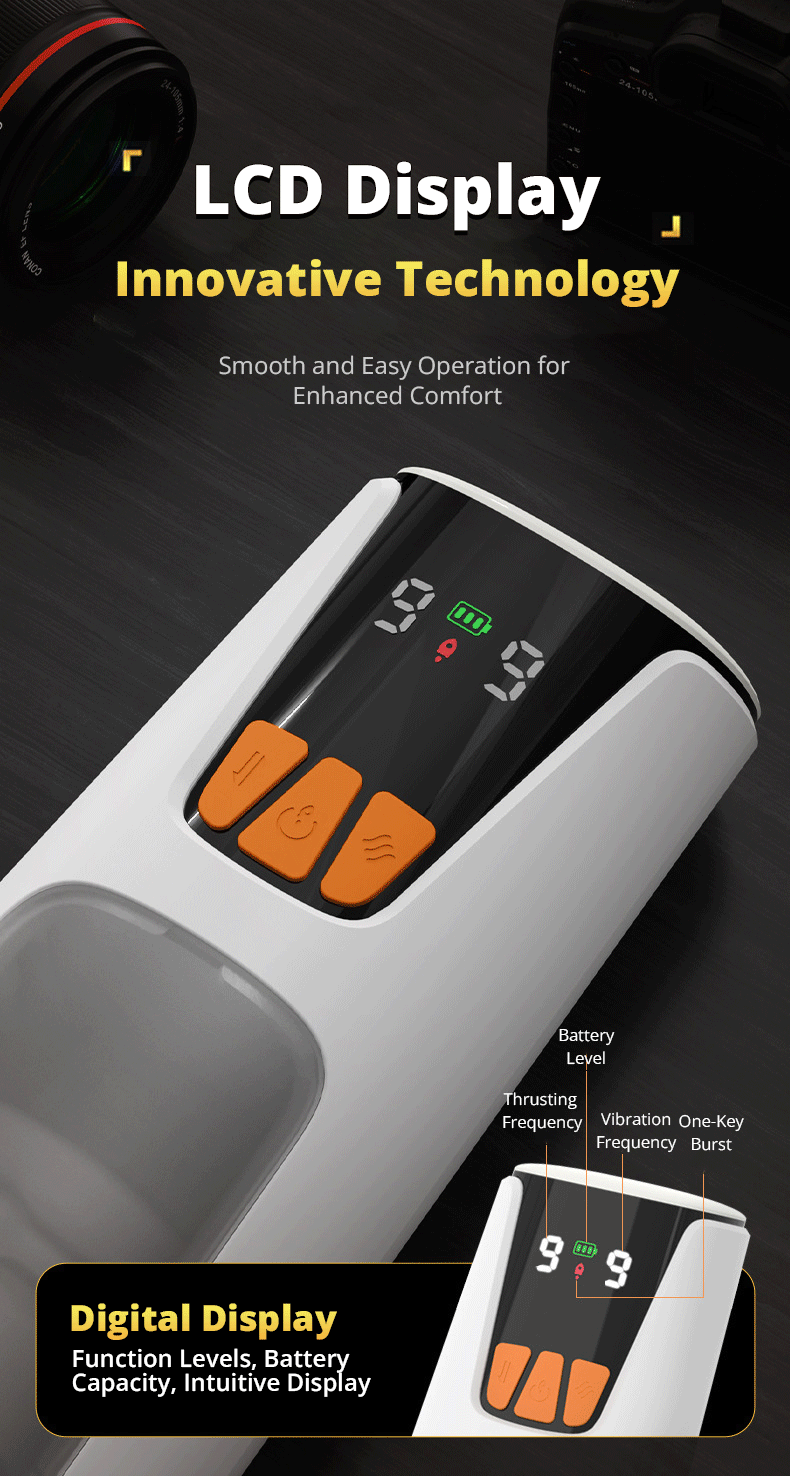 Vulcan Pulse 9 Thrusting 9 Vibration Masturbator Cup