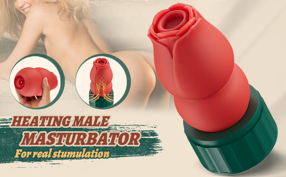 Rose Heating Male Masturbator