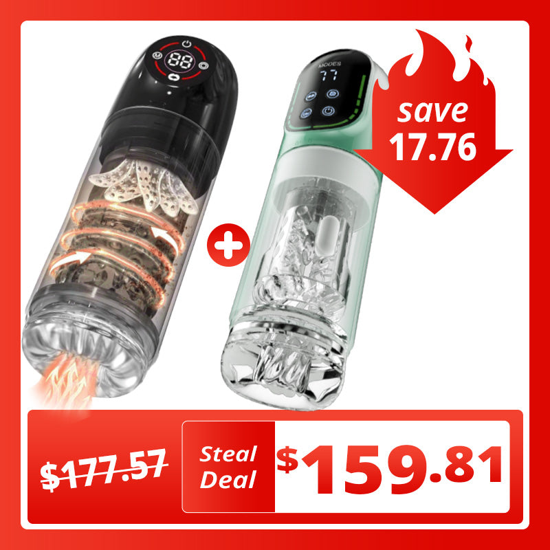 Seductive Succubus 7 Rotating 7 Sucking Lcd Display Pumps & Enlargers  Automatic Male Masturbator