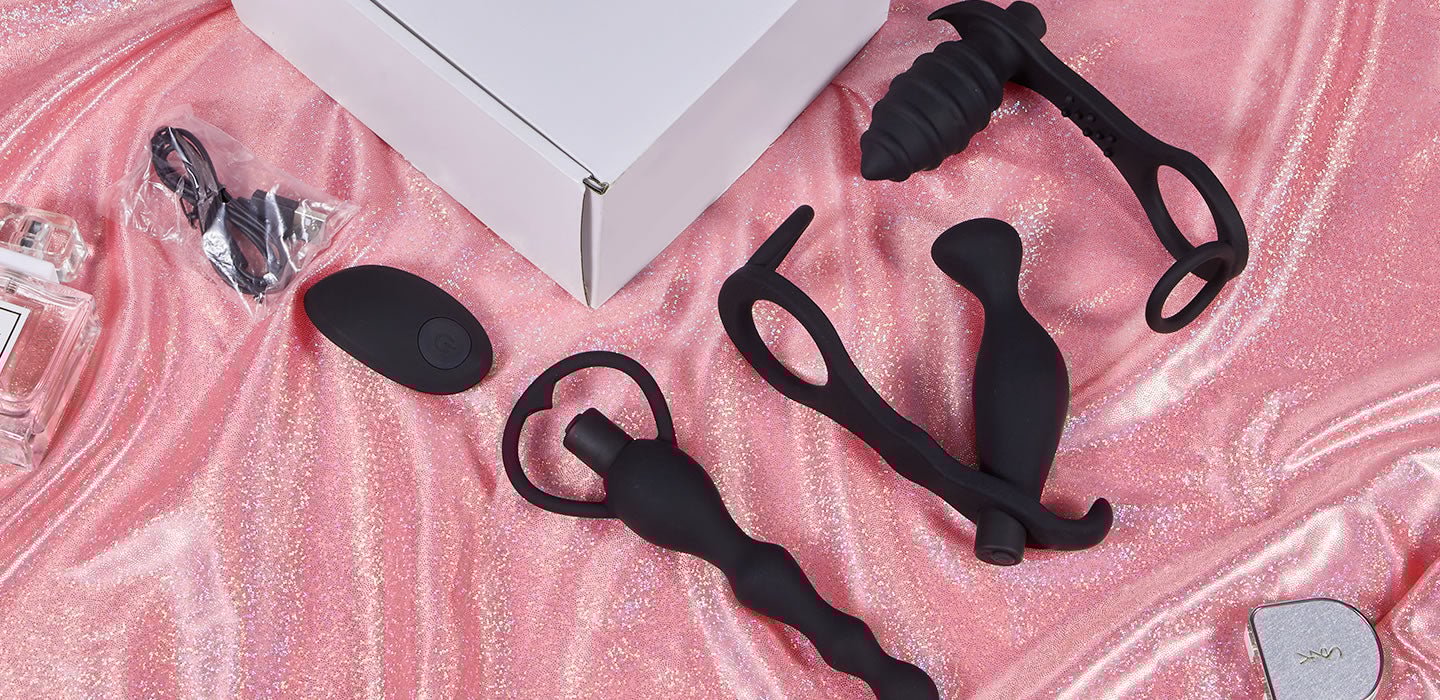 Abe - 10 Vibrating Prostate Massager Set 3PCS
