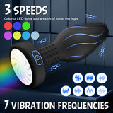 Colorful 3-Speed 7-Frequency Anal Vibrating Toy Makes the Night More Interesting