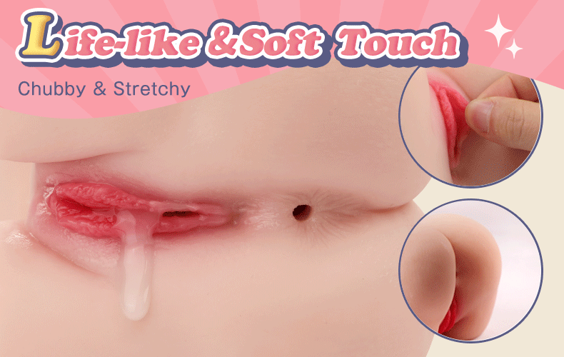 Sylvia 3.6Lb 10 Vibrating Realistic Butt with Life-like Boobs Vagina Anal Male Masturbator