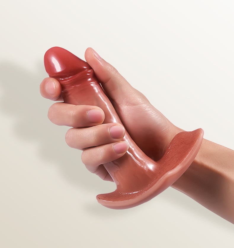 【+$3 for Lube!】Thrusting Anal dildo 5.1'' Perineal Stimulation For Improve Prostate Health