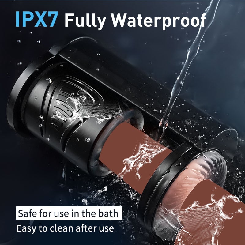 William Piston-Style Manual Thrusting & Squeezing Detachable Multifunctional Male Masturbator