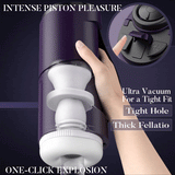 Purple Driver 7 Thrusting Stable Belt Design Male Stroker Masturbator Adult Toy