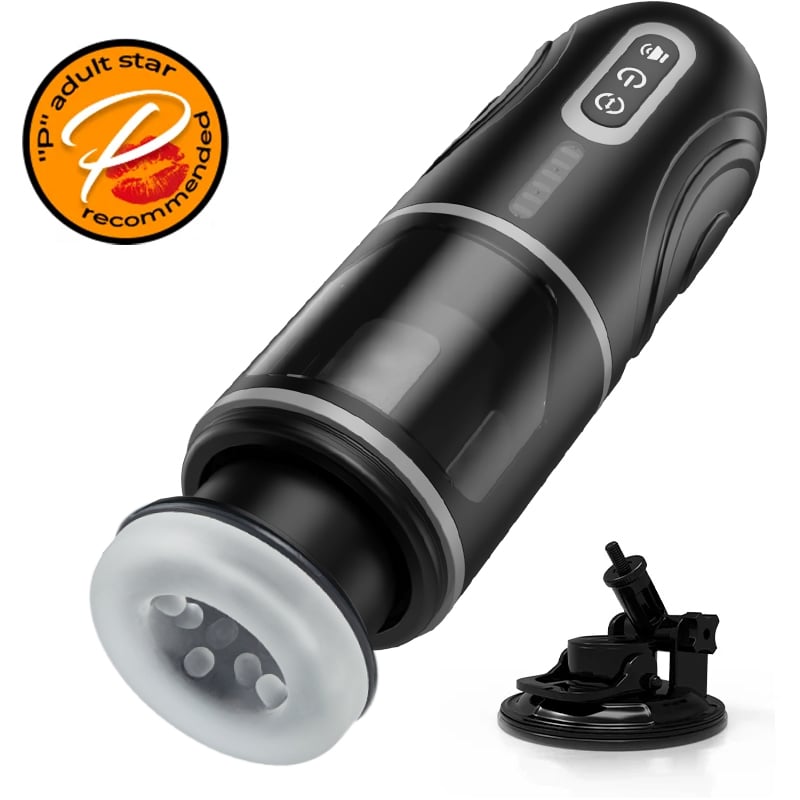 Chainsaw 7 Thrusting Rotation Automatic Masturbator with Suction Base