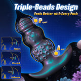 Starfish - 9-Frequency Vibration With Marine Elements Silicone Anal Toy