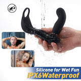 Wild Wind 7 Vibrating 7  Pulsating Balls Cock Ring Prostate Anal Massager