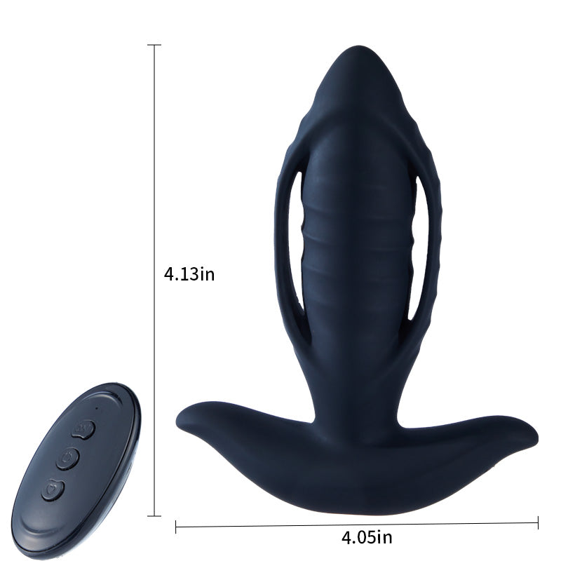 Thrusting & Vibrating Remote Control Butt Plug
