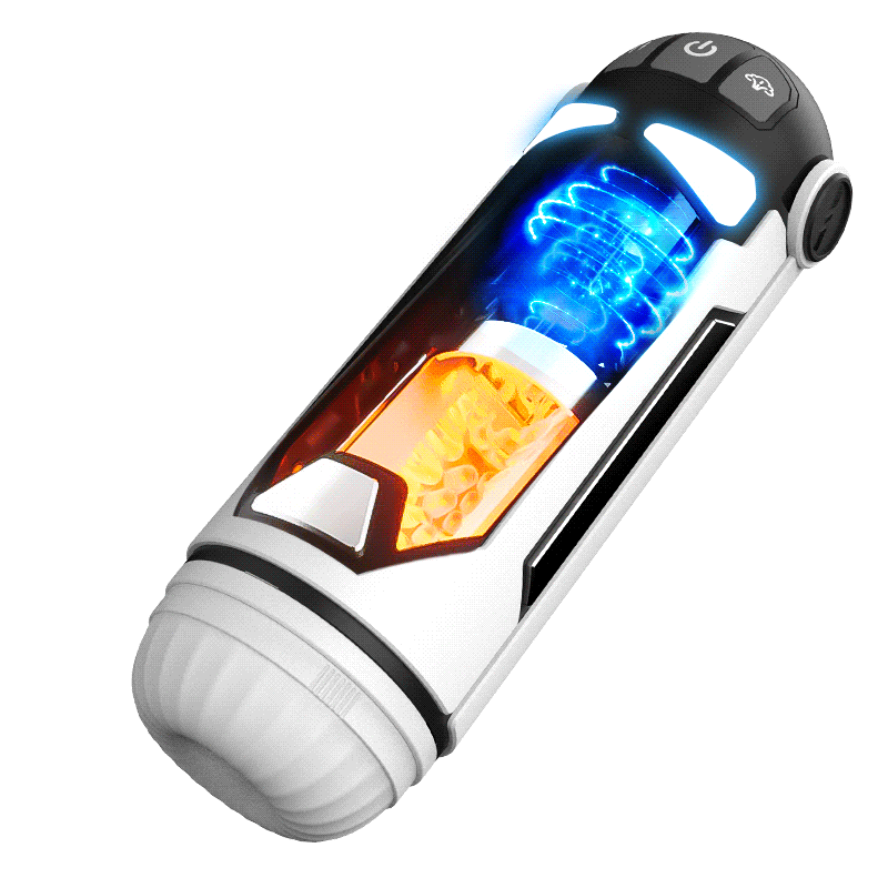 One-click Orgasm with 4 Thrusting & Heating Future Masturbator