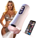 【Partner Play】Cyberpunk 9 Vibration  App Control Masturbator Cup