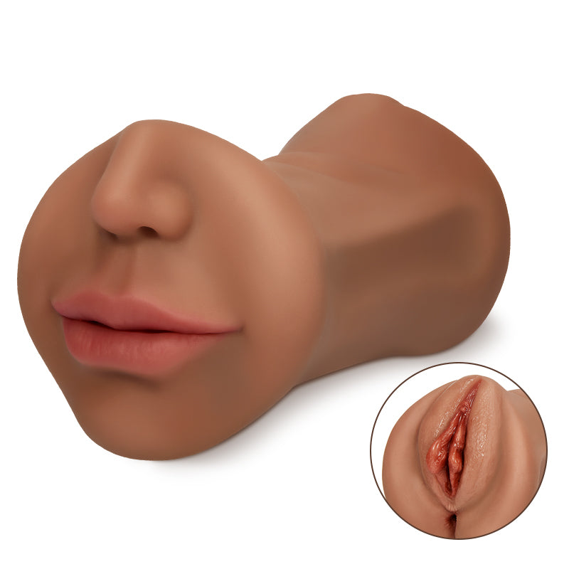 7.4-Inch Three Channel Mouth Vaginal Anal Pocket Pussy