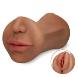 7.4-Inch Three Channel Mouth Vaginal Anal Pocket Pussy
