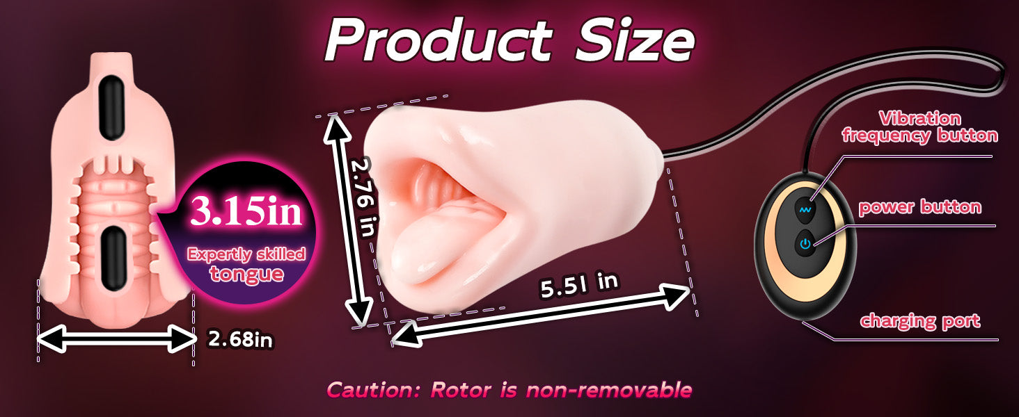 10 Vibration Male Glans Training Stimulator Blow Job Toys