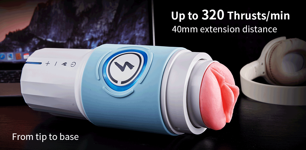 【Immersive Mode】Leten ThundercoreX 6 Thrusting Infrared Heated Realistic Vaginal Masturbator