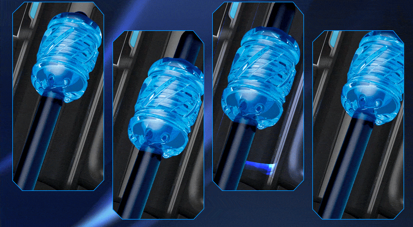 Leten 10 Thrusting High-speed Motor Masturbator with Phone Holder Male Sex Toys