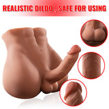 Bartley Built In Full Keel 360° Bendable Manual Durable Realistic Dildo