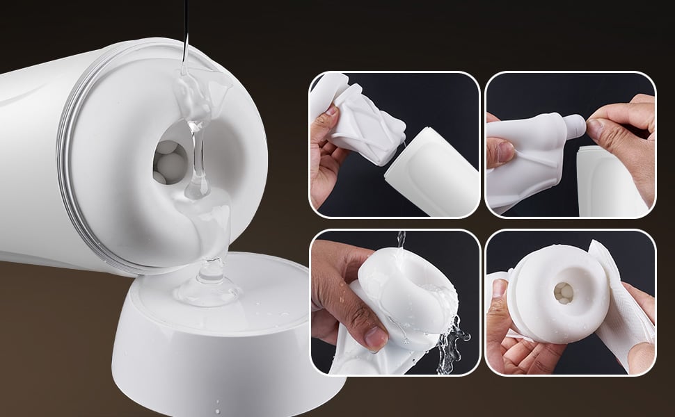 Baymax APP-Controlled Dual-Suction & Vibration Masturbator