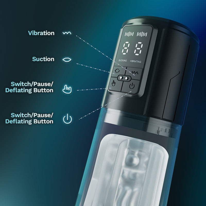 The Stamina Beast 9 Vibration & Sucking Automatic Male Masturbator Blowjob Stroker Male Sex Toy