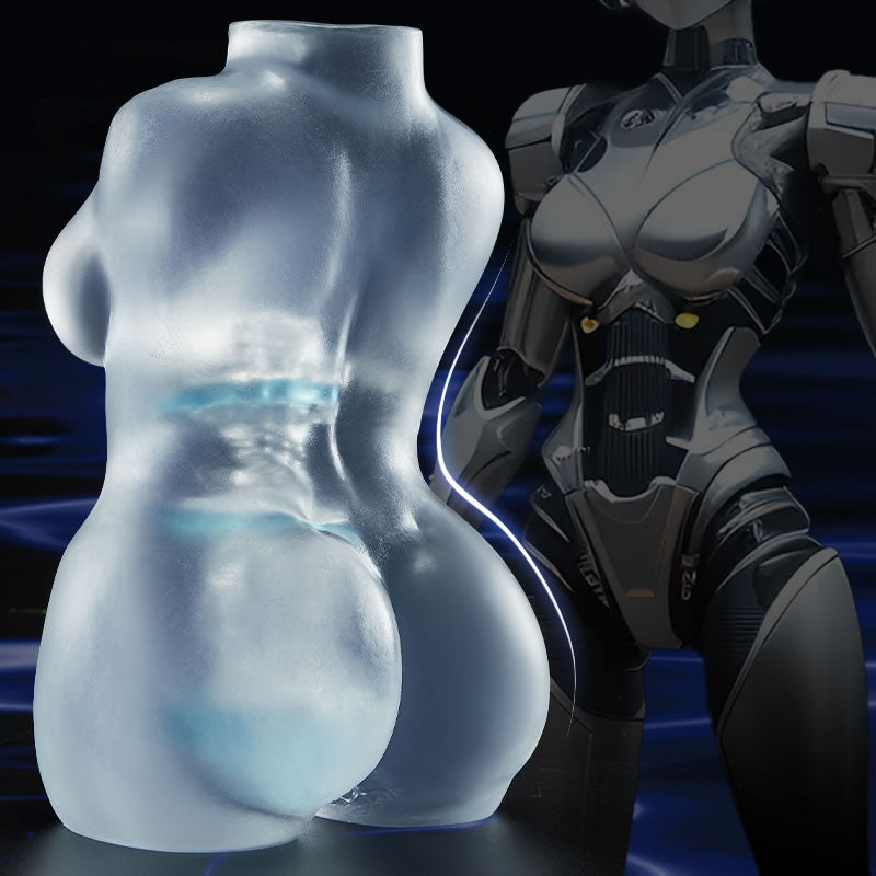 Luna New Technology Pocket Pussy Transparent TPE Male Sex Toy Handheld Soft Space