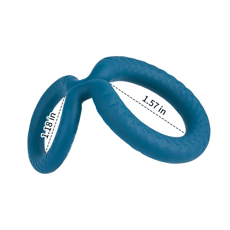 Premium Stretchy  Aid Enhancing Dual Penis Ring