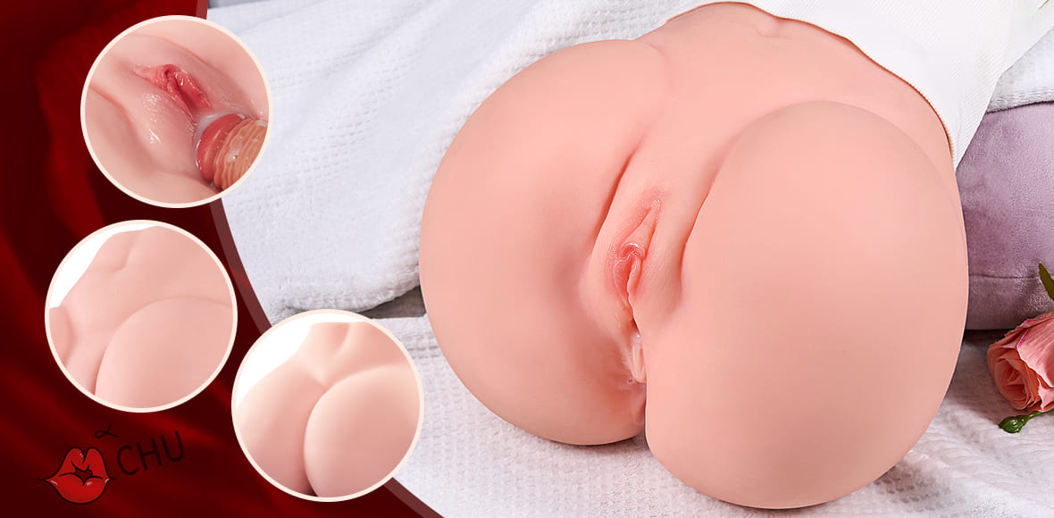 11.2LBS Randy Jenny Realistic Pussy Sex Torso Lifelike Soft Butt