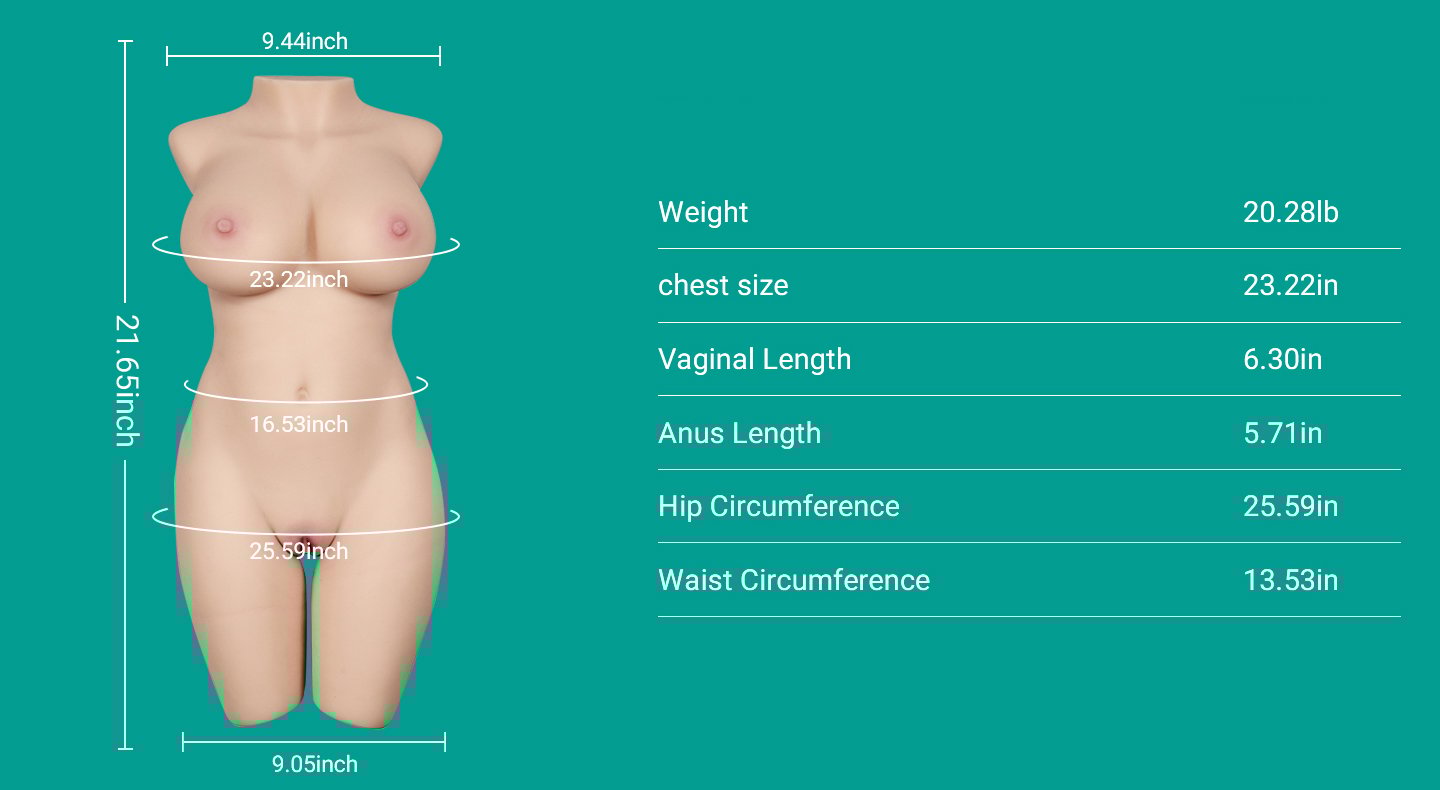 20.28 lbs E Cup Realistic Tender Male Masturbator