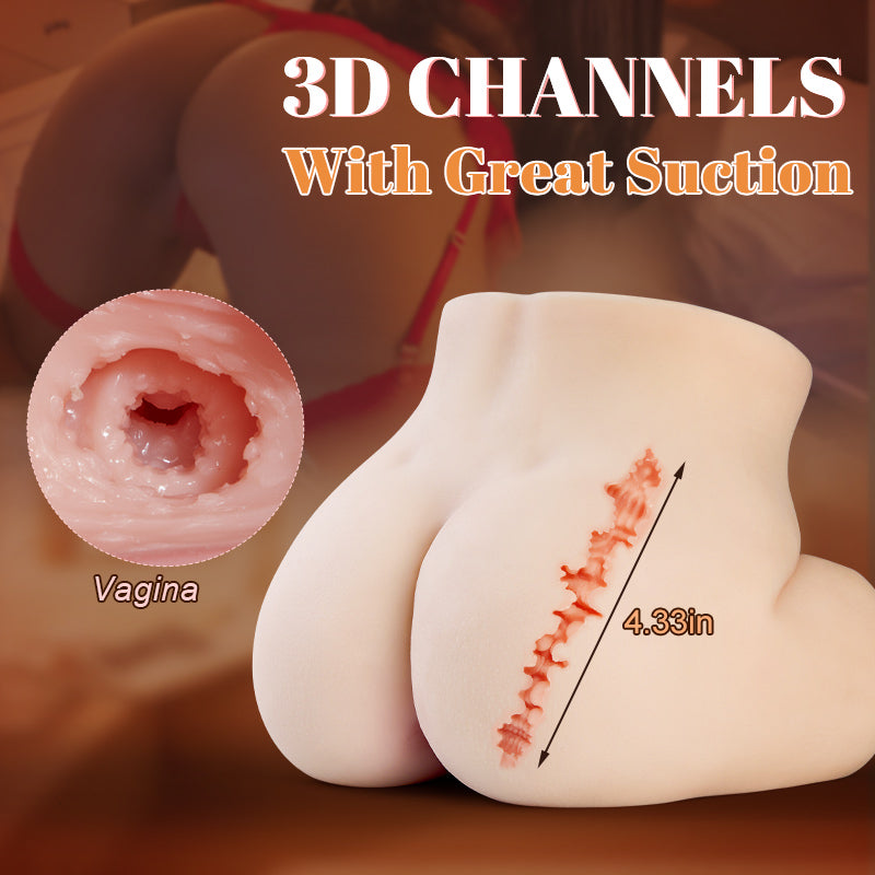 Milf 5 Sucking Realistic Vagina and Ass Masturbator 6.6LB
