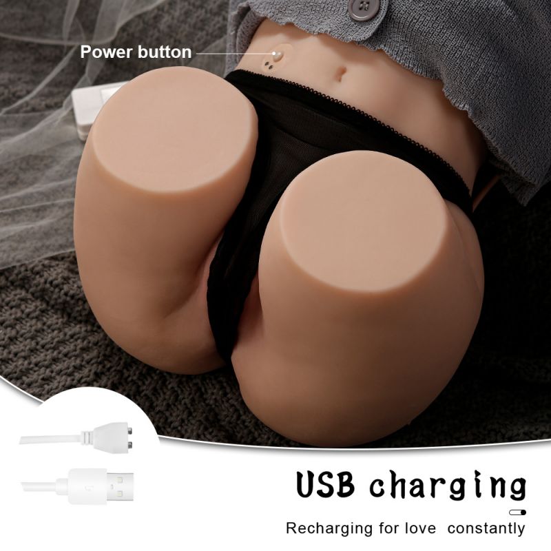Heavenly Hips 13.4 lbs Suckting and Vibrating Lifelike Butt Masturbator