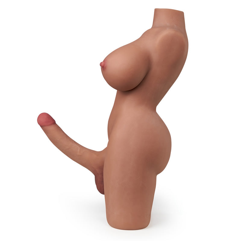 【Free Lube150ml】19.18Lb E-cup Intersex Realistic Doll