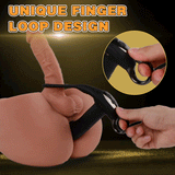 Finger Loop 10 Thrusting Vibrating Prostate Massager