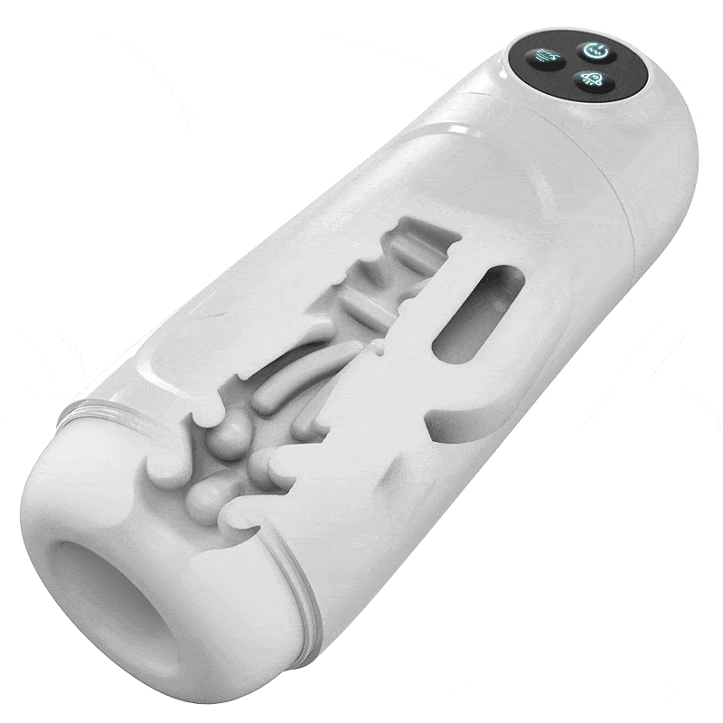Baymax APP-Controlled Dual-Suction & Vibration Masturbator